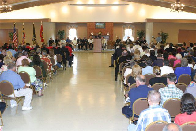 Social Hall set up as Conference Room
