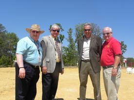 Power brokers Keith Fairfax, Commissioner Tommy Mattingly, Builder Wayne Davis, and Commissioner Danny Raley.