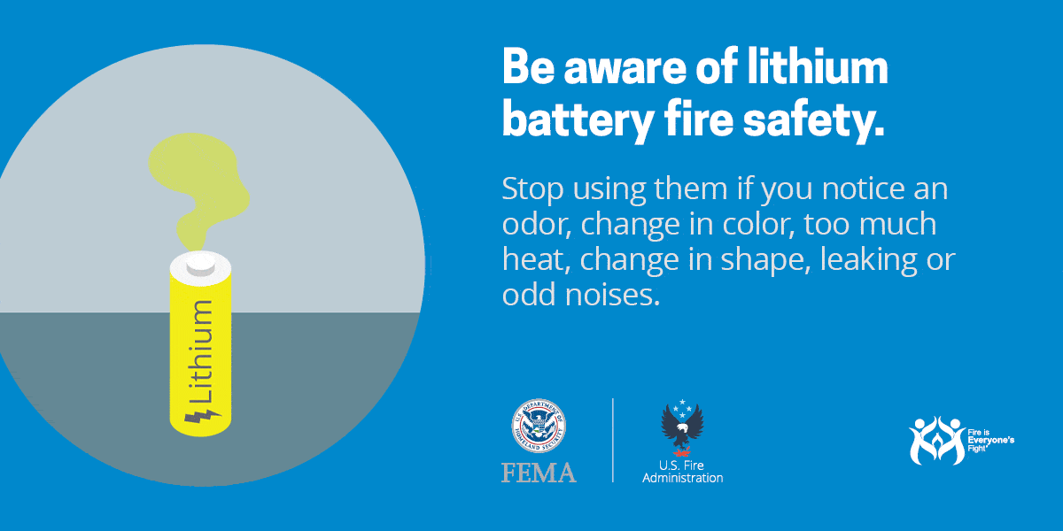 Lithium-ion battery warning signs