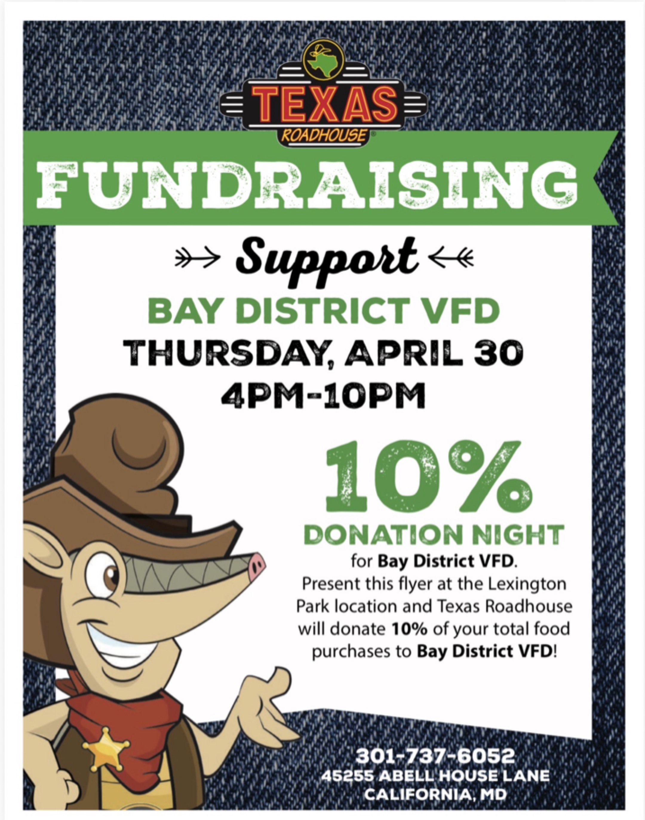 Texas Roadhouse Fundraiser