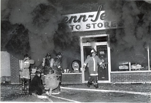 Penn-Jersey Auto Store fire 1960's