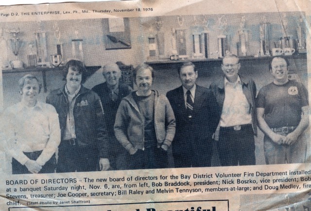 Executive Officers elected in 1976