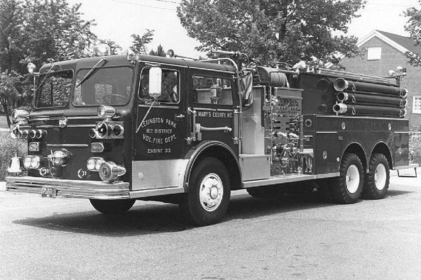 Engine 33 1971 Maxim 1000GPM/2000GWT retired 1988