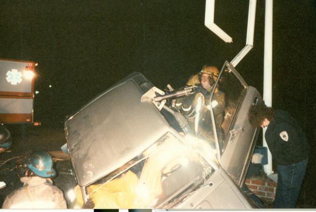 MVA at the entrance to the FOP. David Scott (R.I.P.) with the Cutters.