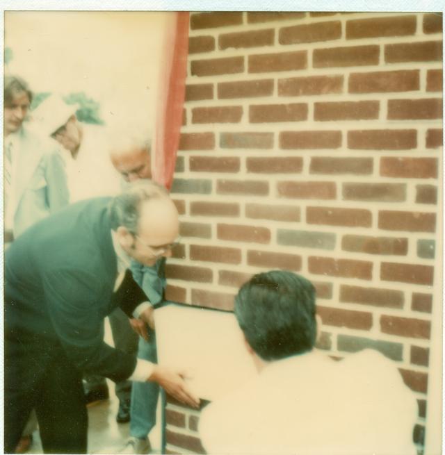 Laying the Corner Stone on Old station 3