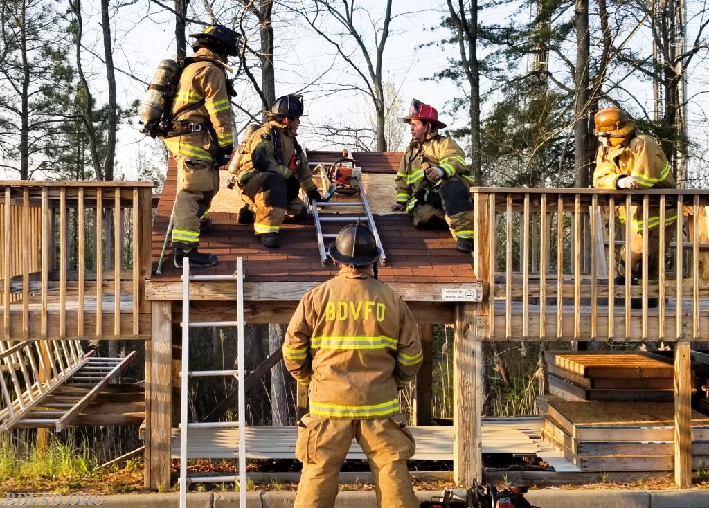 Ventilation training for ladder company 
