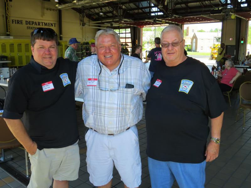 A winning three of a kind. Mike Strain, John (JP) Caulder and Joe Zienda.