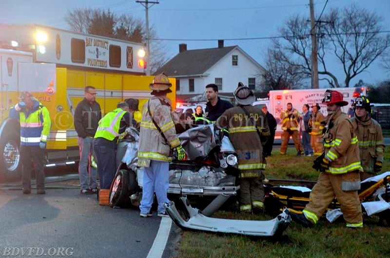 Extraction In Park Hall Bay District Volunteer Fire Department