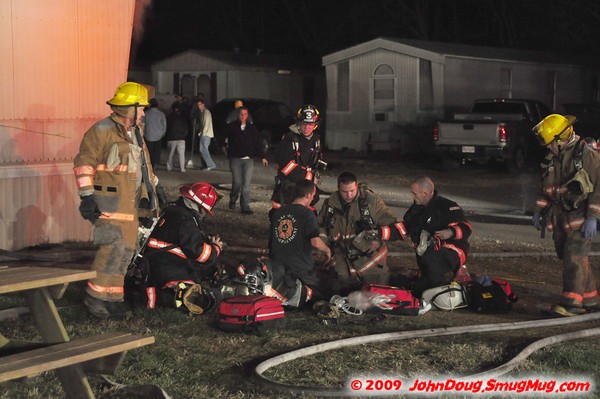 Crews Working On The First Patient